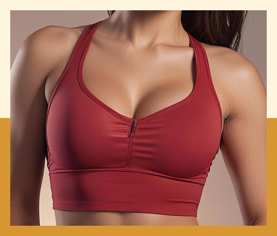 Breast lift (mastopexy) procedure illustrating improved breast shape and firmness.